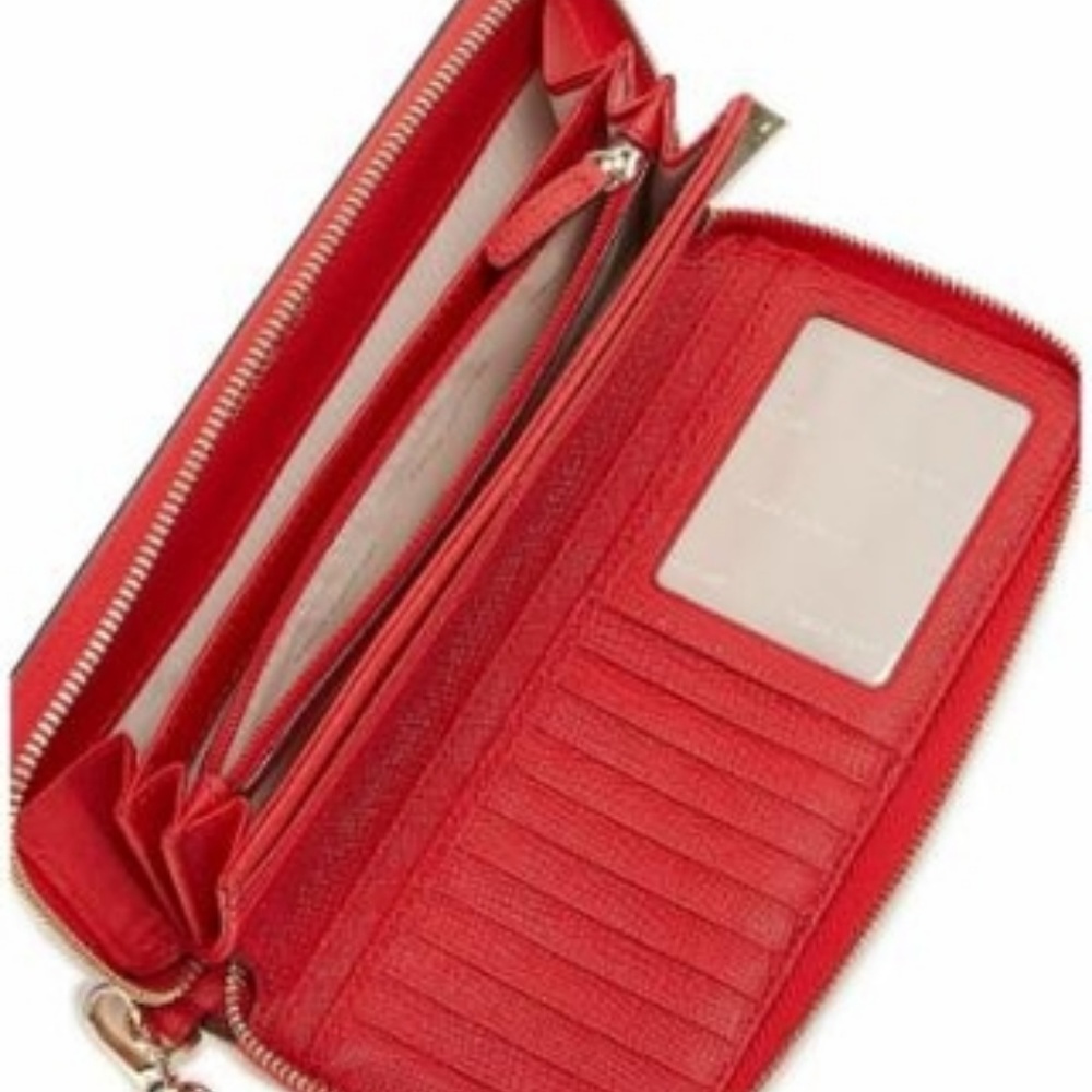 MICHAEL Michael Kors Jet Set Travel Wristlet Red - Picture 4 of 8